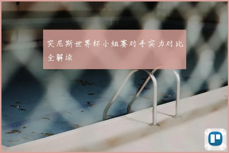 突尼斯世界杯小组赛对手实力对比全解读